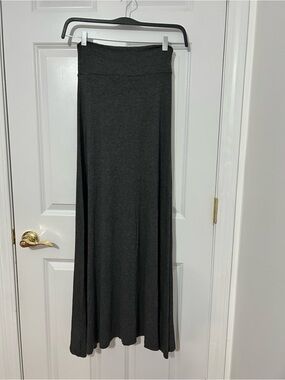 Grey maxi skirt